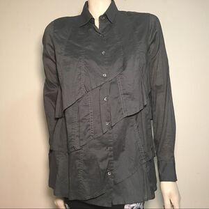 J. Crew 100% cotton layered button down shirt